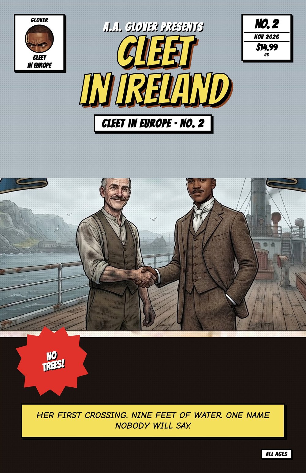 Cleet in Europe No. 2: Cleet in Ireland — comic book cover